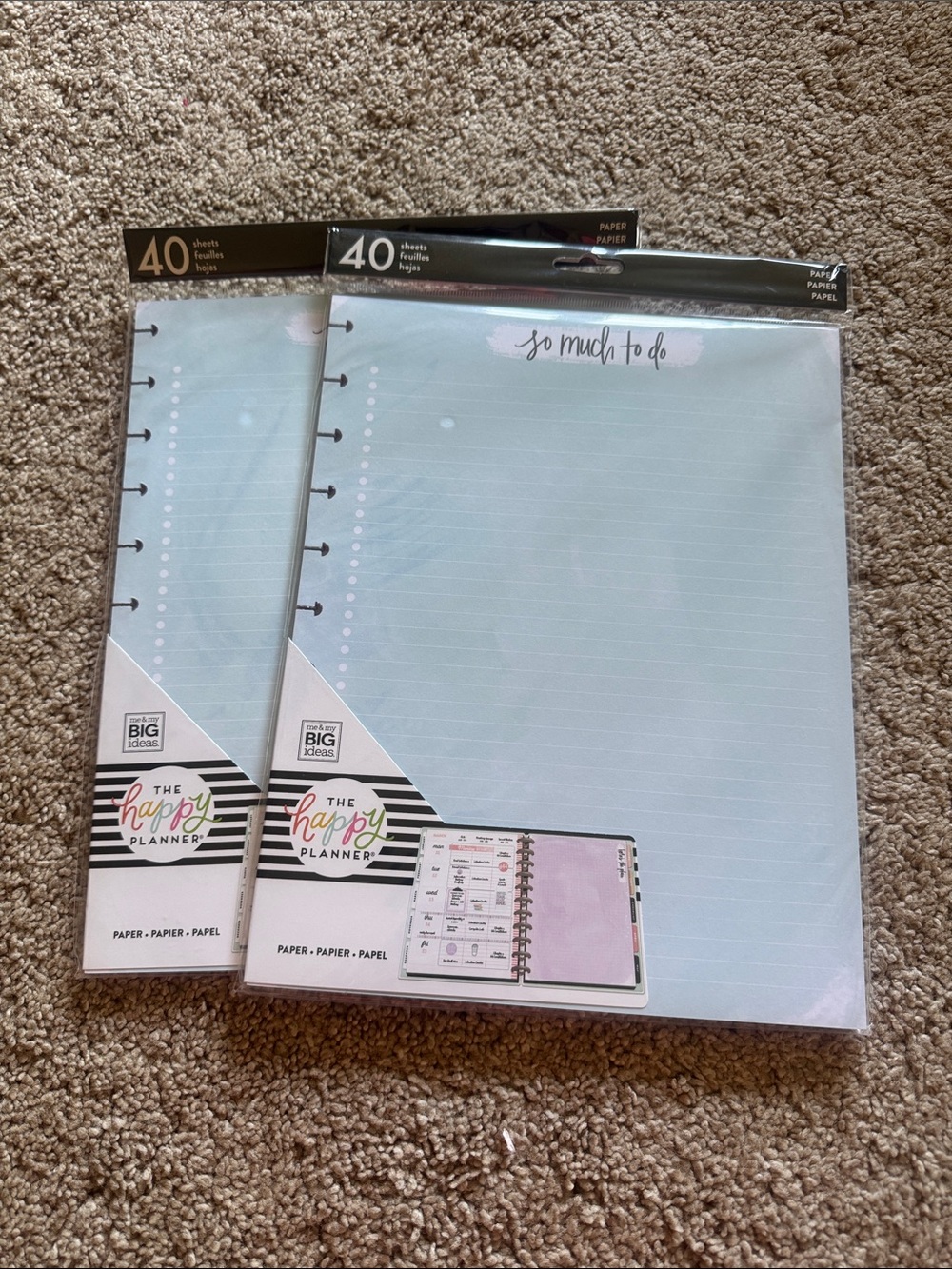 The Happy Planner Notes Pack-40 Sheets- Big Happy Planner